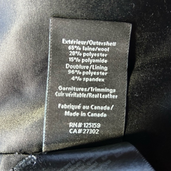 Mackage Black Wool Button Up Jacket Sz M EUC - Picture 11 of 13